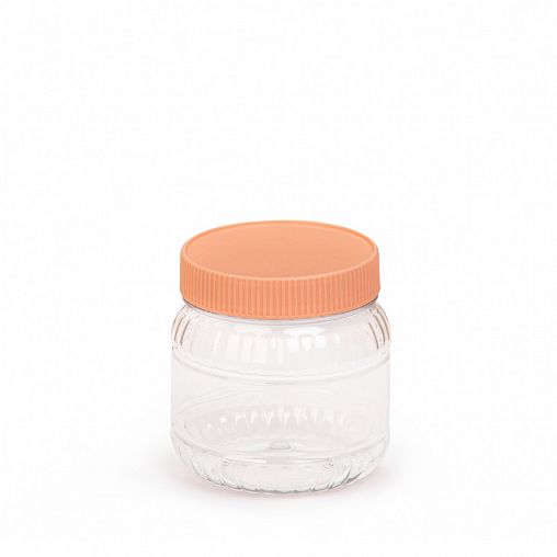 Банка для сыпучих продуктов ПЭТ Альтернатива, 10 x 9,5 см, 0,5 л фото