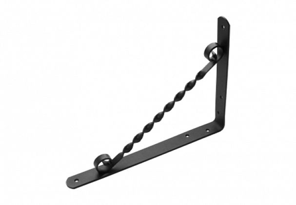 Кронштейн фигурный Домарт, 350 x 250 мм, черный фото