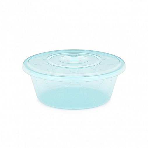 Таз Альтернатива Хозяюшка, с крышкой, 6 л, микс фото