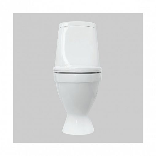 Унитаз напольный ободковый Sanita Лада Стандарт, 62,5 x 34 x 78 см, белый фото