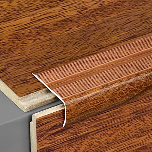 Порог угловой Лука ПУ-06, 1350 x 40 x 20 мм, дуб беленый фото