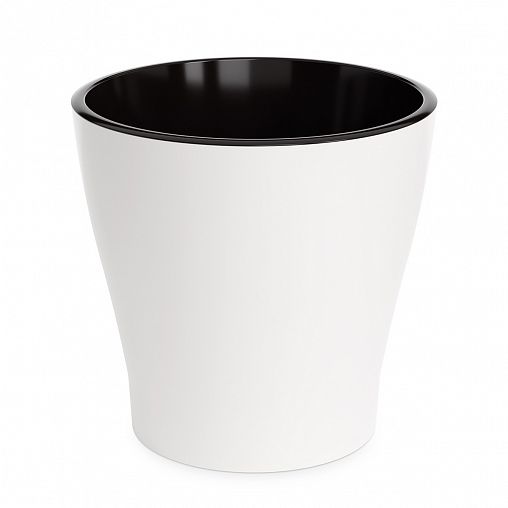 Горшок для цветов Альтернатива Лея, с автополивом, 3,6 л, белый фото