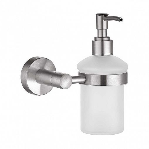 Дозатор для жидкого мыла Fashun A51527, настенный, сатин фото