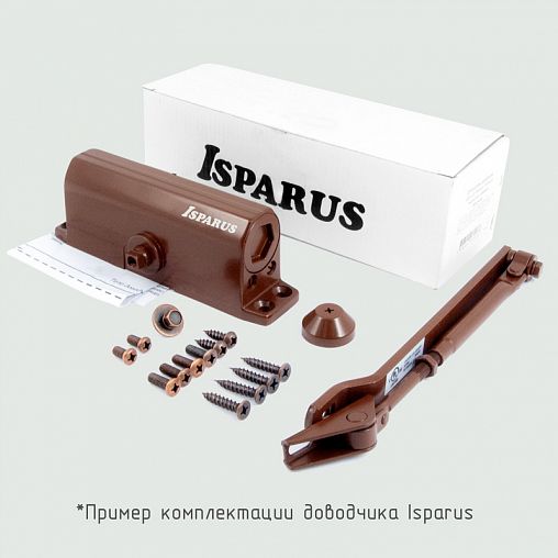 Доводчик дверной Нора-М ISPARUS 430 для дверей 50-110 кг, графит фото