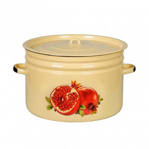 Бак эмалированный СтальЭмаль, 24 л, с декором фото