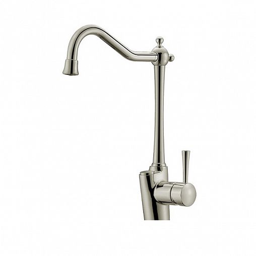 Смеситель для кухни Zorg ZR 353 YF Satin, с подключением к фильтру, однорычажный, сатин фото