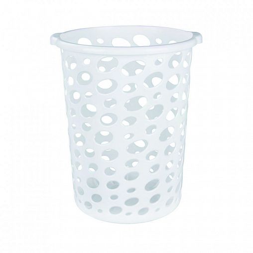 Корзина для мусора Альтернатива Сорренто, 12 л, белая фото