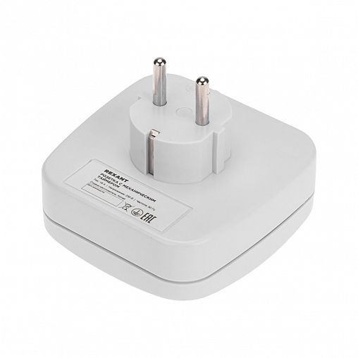 Таймер розеточный механический Rexant RX-28, суточный, 15 мин/24 ч, 16 А фото