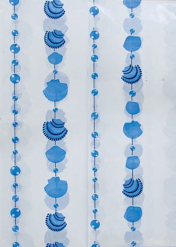 Штора для ванной Вилина, полиэтилен с рисунком, 180 x 180 см фото