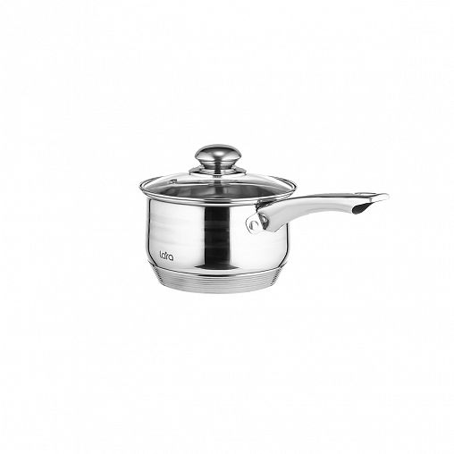 Ковш Lara Sonata, с крышкой, нержавеющая сталь, 2,1 л фото