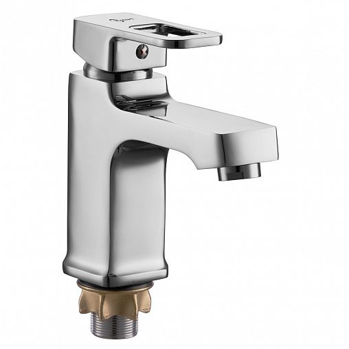 Смеситель для раковины с коротким изливом PLStart PD10031, хром фото