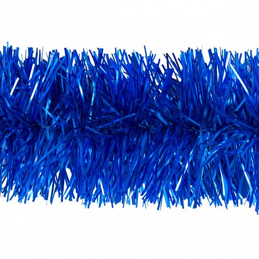 Мишура, 9 x 200 см, темно-синяя фото