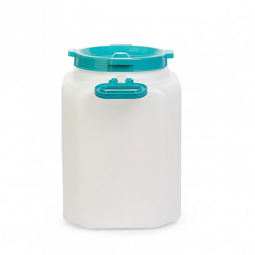 Канистра-бочка пластиковая Альтернатива, с крышкой и ручками, горловина 215 мм, 30 л фото