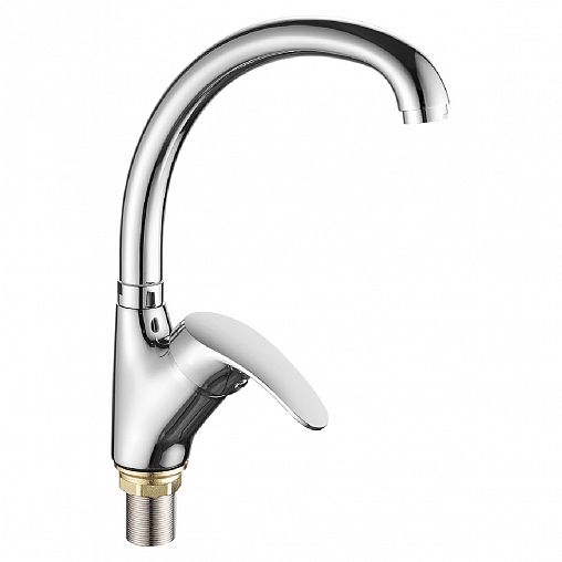 Смеситель для кухни Fashun A4106-2, хром фото