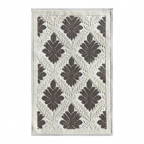 Набор ковриков L Cadesi Pamuklu, полиэстер, 60 x 50 + 60 x 100 см, 2 шт, кремовый/бежевый фото