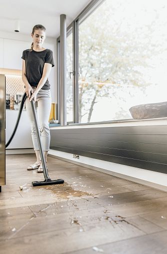Профессиональный пылесос для сухой и влажной уборки Karcher WD 2 Plus V-12/4/18, 1000 Вт фото