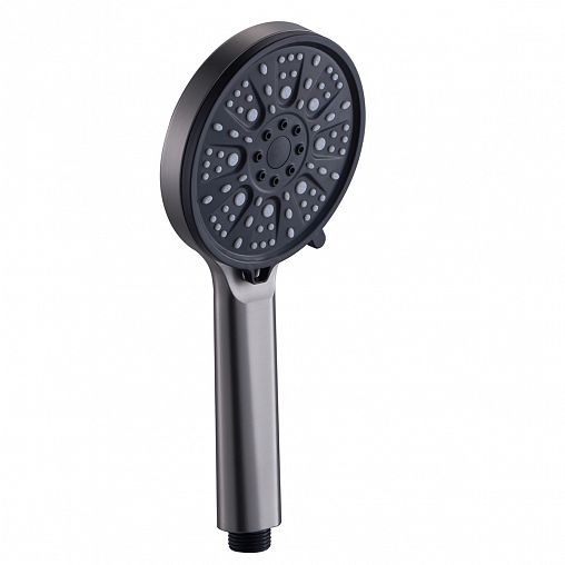 Лейка для душа Fashun A019-17, 3 режима, графит/темно-серая фото