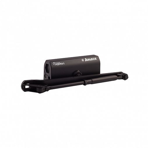 Доводчик дверной Нора-М 440 Isparus, для дверей 80 - 140 кг, черный фото