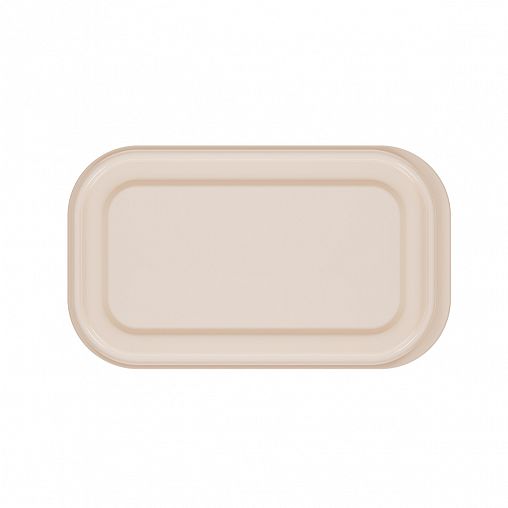 Контейнер пищевой Альтернатива Лайт, пластиковый, 3 л, бежевый фото