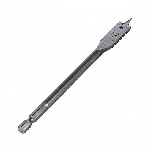 Сверло перовое по дереву Patriot, 12 x 150 мм, шестигранный хвостовик фото