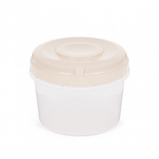Контейнер для СВЧ Альтернатива с завинчивающейся крышкой, круглый, 0,7 л фото