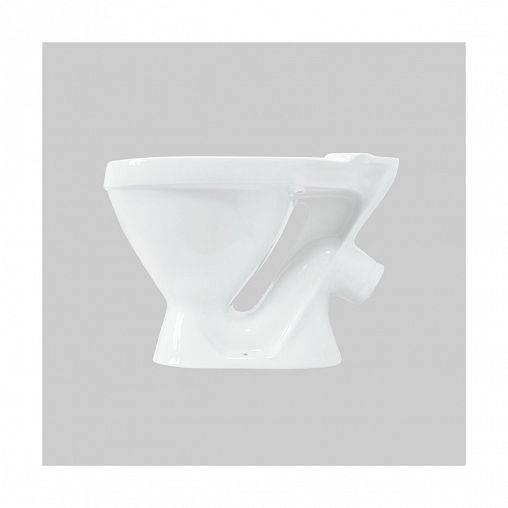 Унитаз напольный ободковый Sanita Лада Стандарт, 62,5 x 34 x 78 см, белый фото