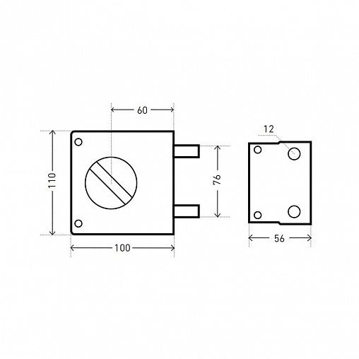 Замок накладной Аллюр ЗН 1-2-3 (Ф), 5 ключей фото