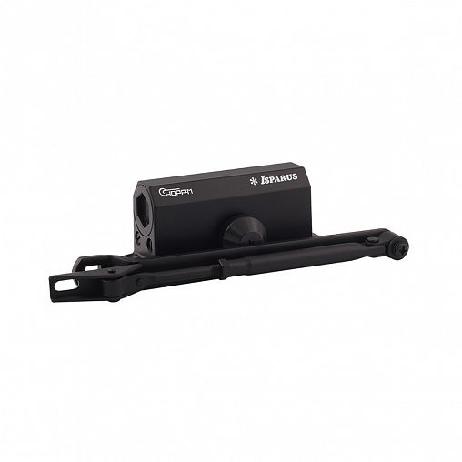 Доводчик дверной Нора-М 410 Isparus, для дверей 15 - 60 кг, черный фото