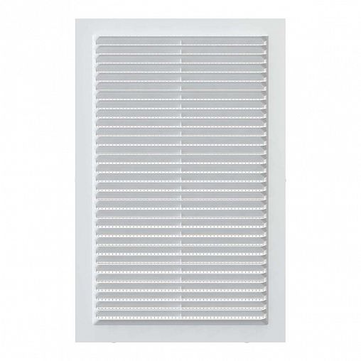 Решетка вентиляционная Era 1828С, пластиковая, с сеткой, 185 x 285 мм фото
