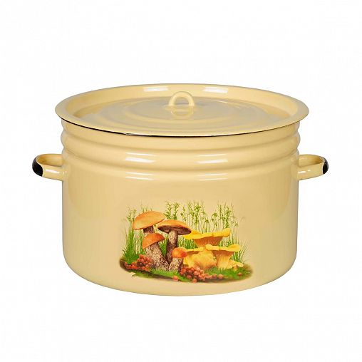 Бак эмалированный СтальЭмаль, 24 л, с декором фото