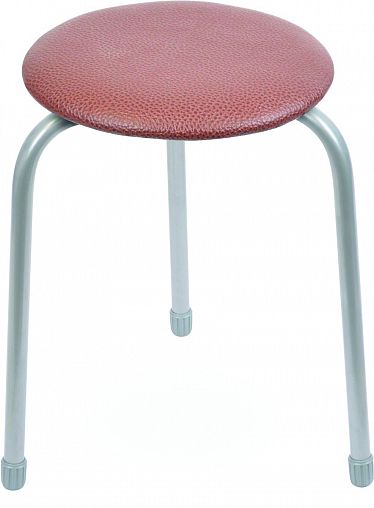 Табурет Nika Классика 1, ТК01/К, коричневый фото