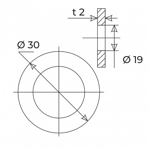Прокладка для воды уплотнительная MasterProf, 1", 3 штук фото