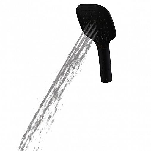 Лейка для душа Fashun A17-7, 3 режима, черная фото