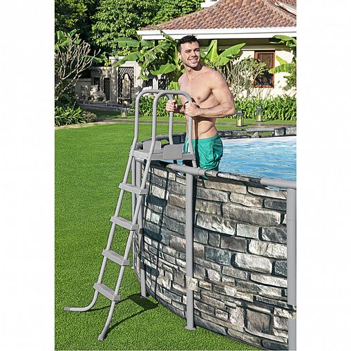 Лестница для бассейнов Bestway, 132 см фото