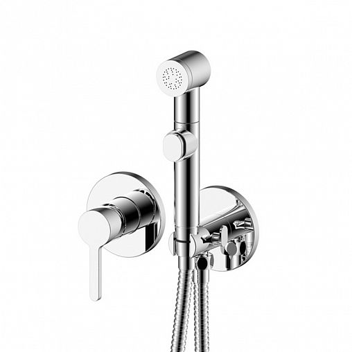 Встраиваемый гигиенический душ со смесителем IDDIS Axes AXESBR2i08, хром фото