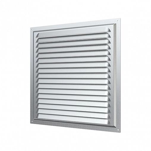 Решетка вентиляционная Era 3030МЦ, оцинкованная сталь, 300 x 300 мм фото