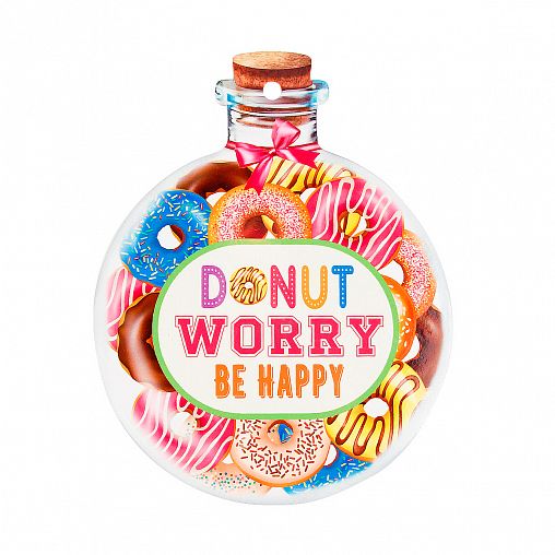 Подставка под горячее Nouvelle Home Сладости, керамика, пробковое основание, 18 x 23 см, микс фото