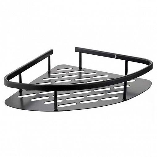 Полка в ванную угловая Fashun A7325-7, черная фото