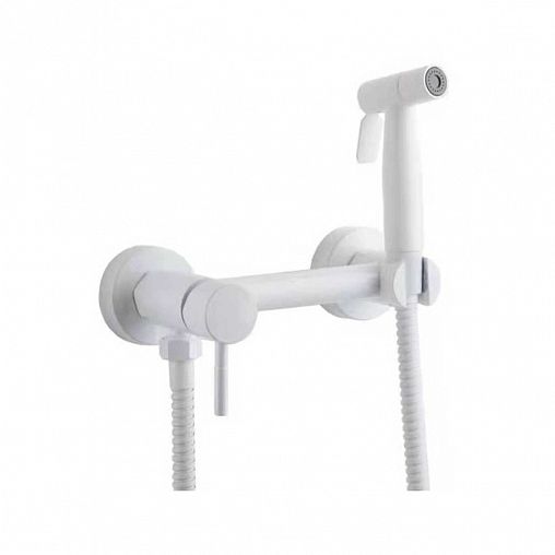 Гигиенический душ со смесителем Fashun A57503-8, белый фото