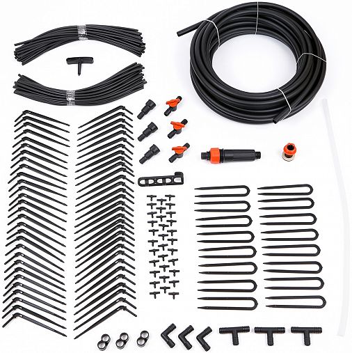 Комплект для капельного полива Жук №2, от емкости, 60 растений фото