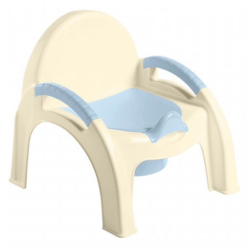 Горшок-стульчик Пластишка, 310 x 300 x 300 мм, светло-голубой фото