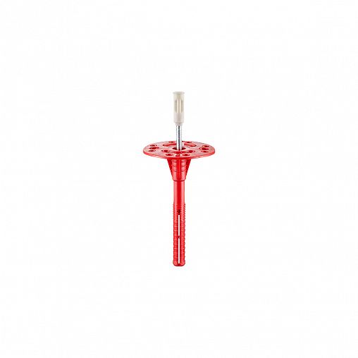 Дюбель для теплоизоляции Tech-Krep, с металлическим гвоздем IZL-T, 10 x 100 мм, 1000 шт фото