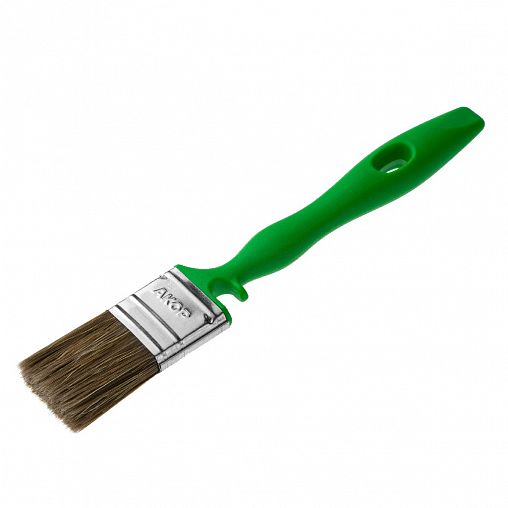 Кисть плоская для дерева Акор Мастер, смешанная щетина, пластиковая ручка, 35 x 12 мм фото