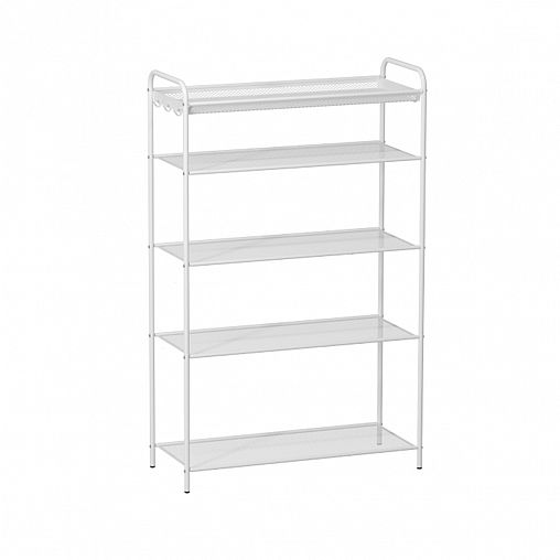 Подставка для обуви ЗМИ Верона 25, 5-ти полочная, 30 x 65 x 95 см, металлик фото