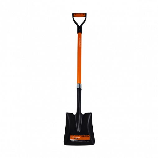 Лопата совковая Шабашка Strong, с фиберглассовым черенком и ручкой фото