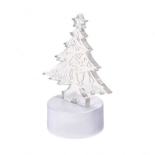 Свеча чайная светодиодная Vegas Елочка, на батарейке, 6 x 8 см, зеленая фото Свеча чайная светодиодная Vegas Елочка, на батарейке, 6 x 8 см, зеленая фото