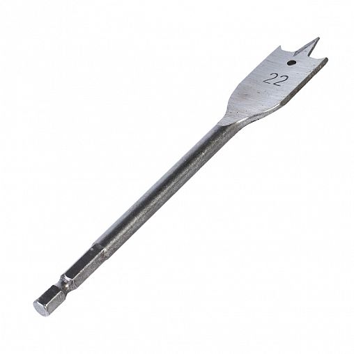 Сверло перовое по дереву Patriot, 22 x 150 мм, шестигранный хвостовик фото