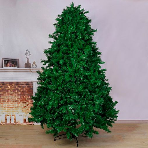 Ель искусственная Зимнее волшебство Сибирская, 225 см, зеленая фото