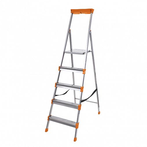 Стремянка Nika СМ5, стальная, 5 ступеней, 1,73 м фото