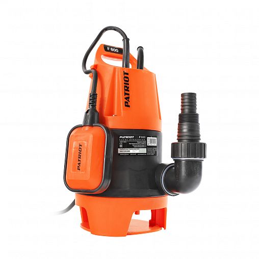 Насос дренажный для грязной воды Patriot F 800, 810 Вт, 13000 л/ч фото